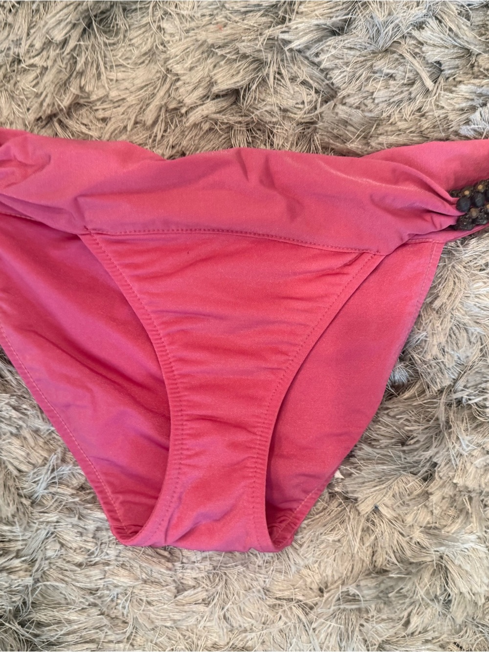 Women's Pink Bikini Bottom - Classic Swim Brief